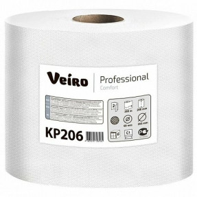 Полотенца бумажные с центральной вытяжкой Veiro Professional Comfort, 2 слоя (KP206)